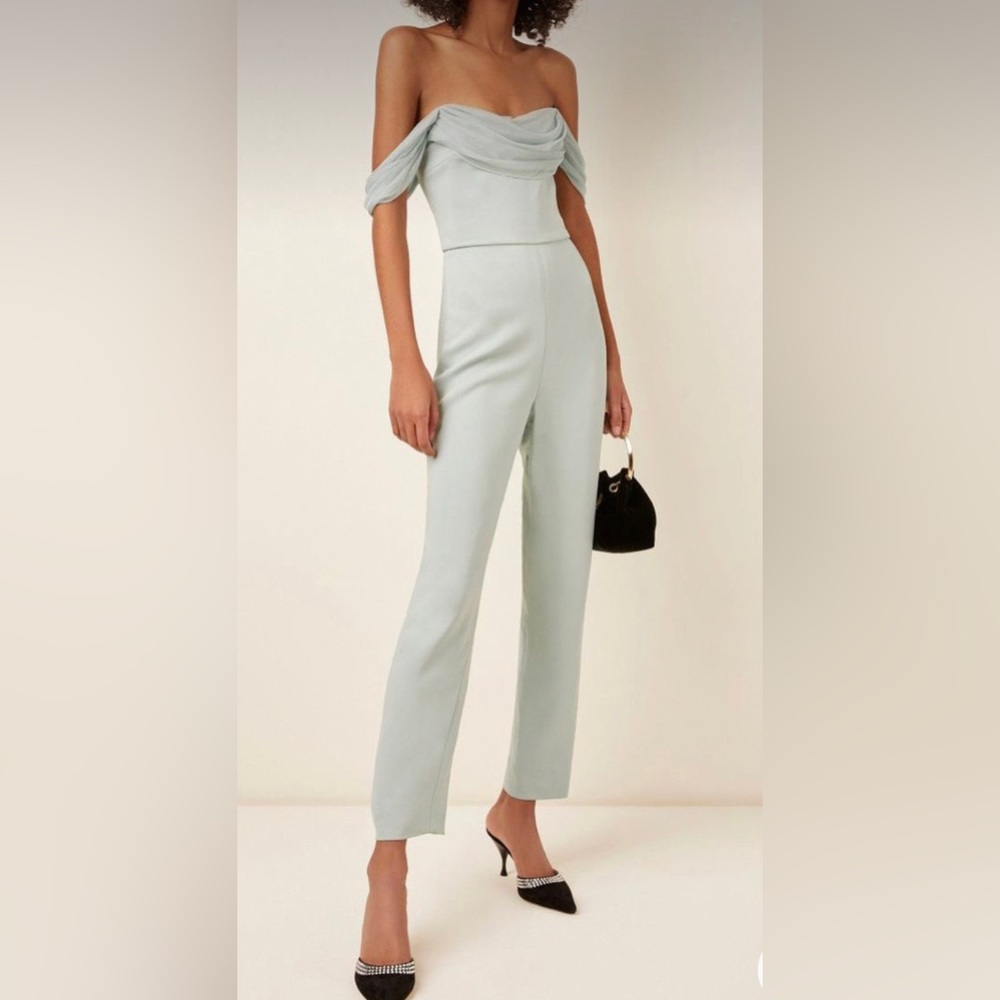 Cushnie Sea Green Jumpsuit